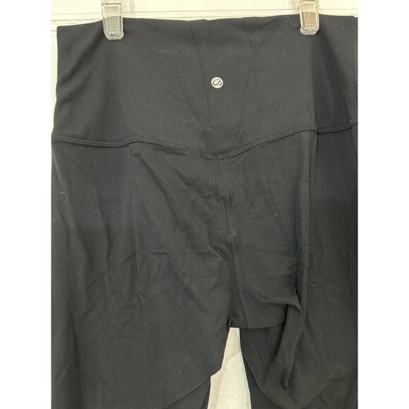Crz Yoga High Rise Leggings L 12 25" Black Athletic Pants Casual B76 - Picture 4 of 5